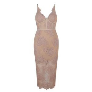 Misha lace detail dress